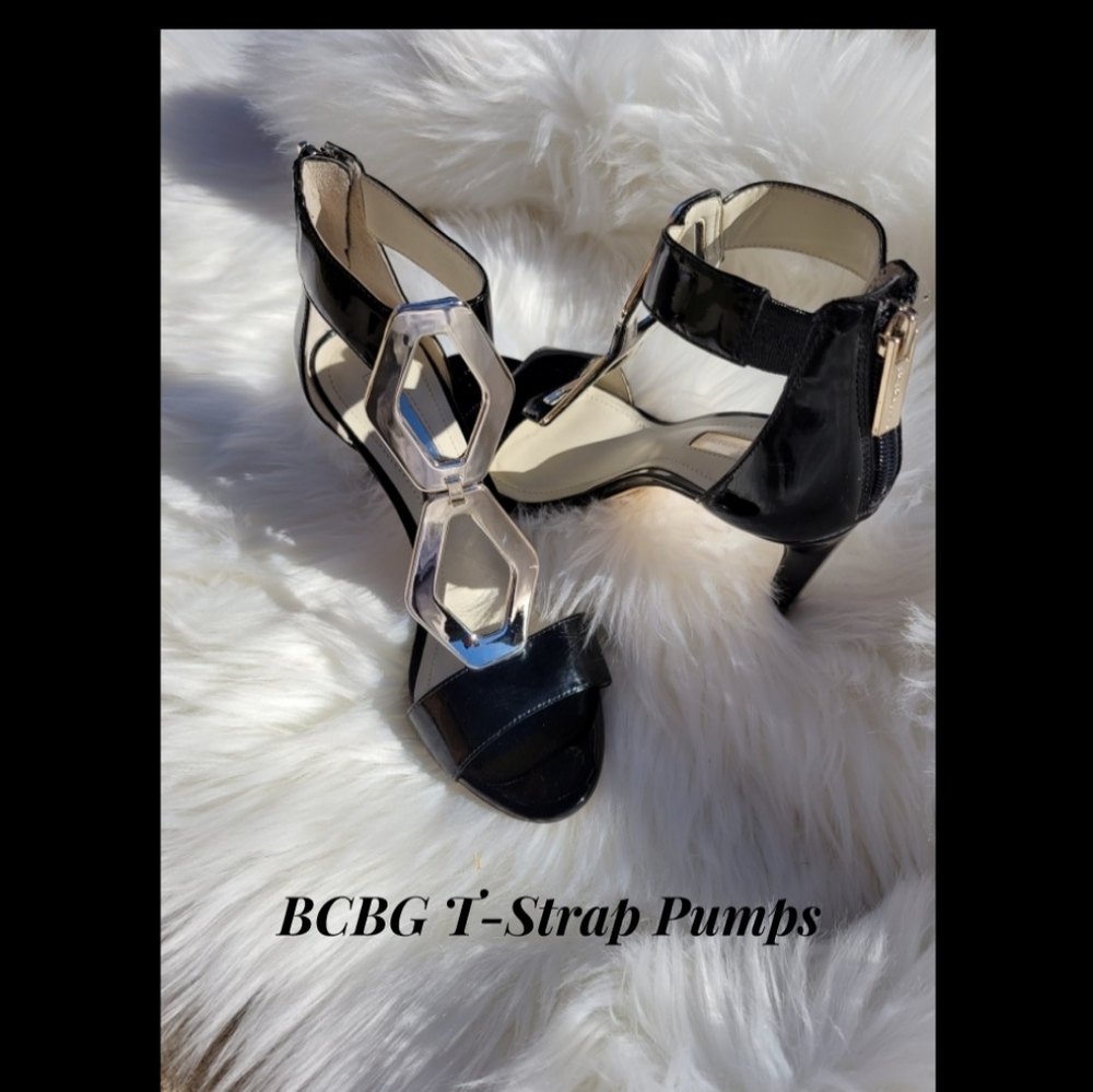 BCBG T-Strap Pump
